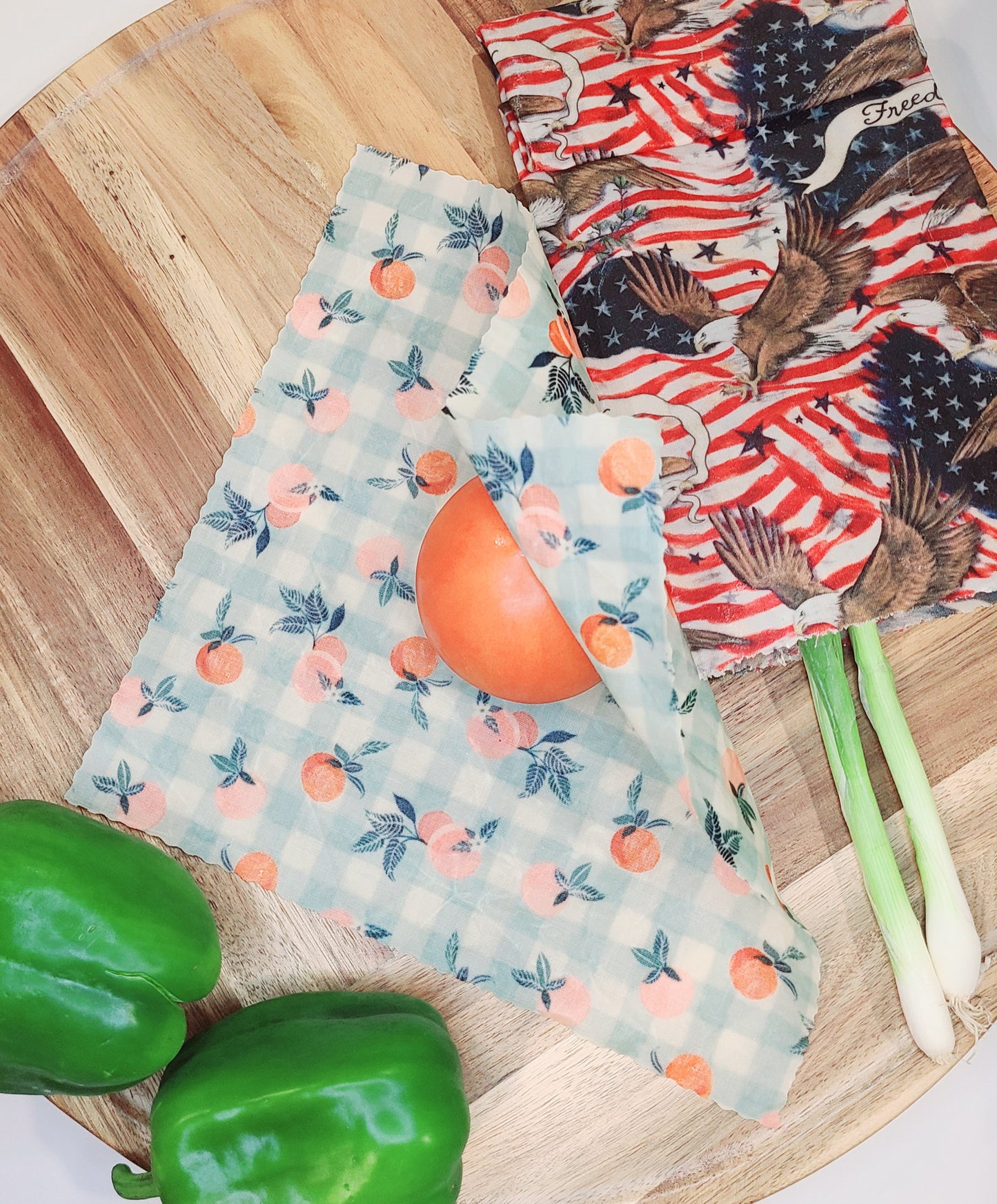 Beeswax Food Wrap: Patriotic Prints Multi-pack