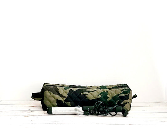 Hair Tool Bag:  Camo