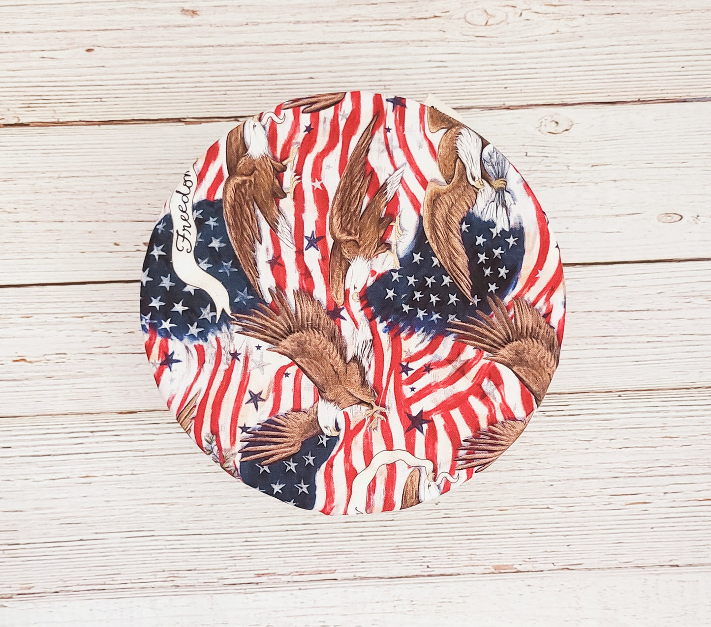 Bowl Cover:  Patriotic Eagles