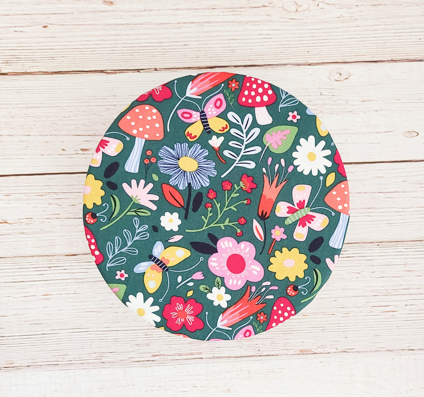 Bowl Cover:  Woodland Floral