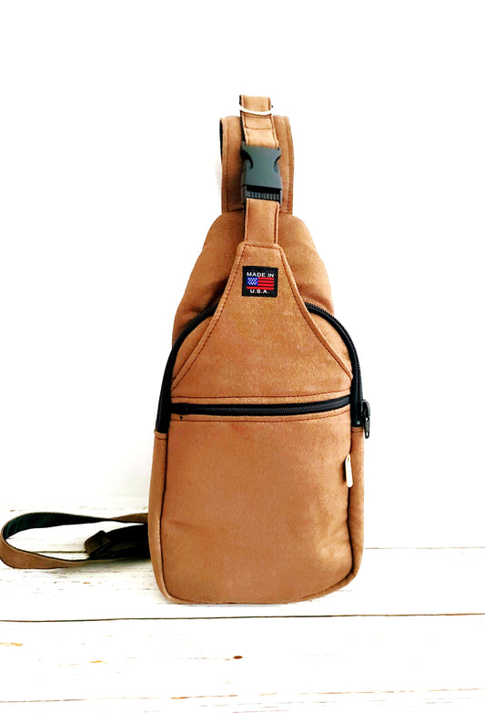 Sling Bag:  Teddy Brown