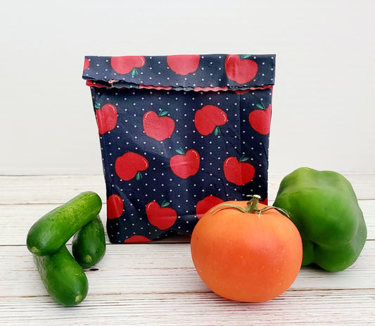 Beeswax Food Bag:  Apples