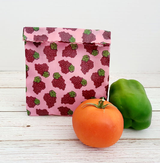 Beeswax Food Bag:  Grapes