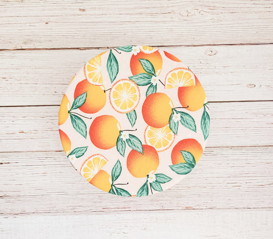 Bowl Cover:  Oranges