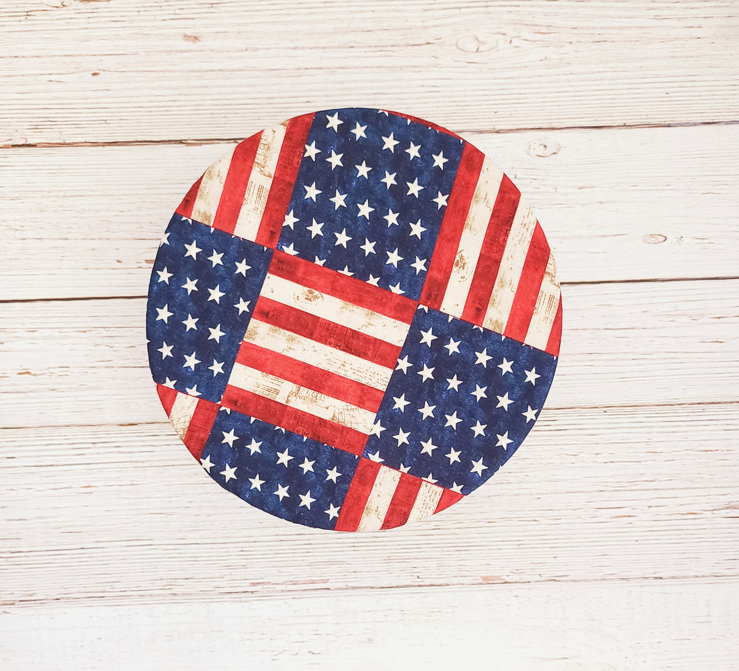 Bowl Cover:  Patriotic Flag