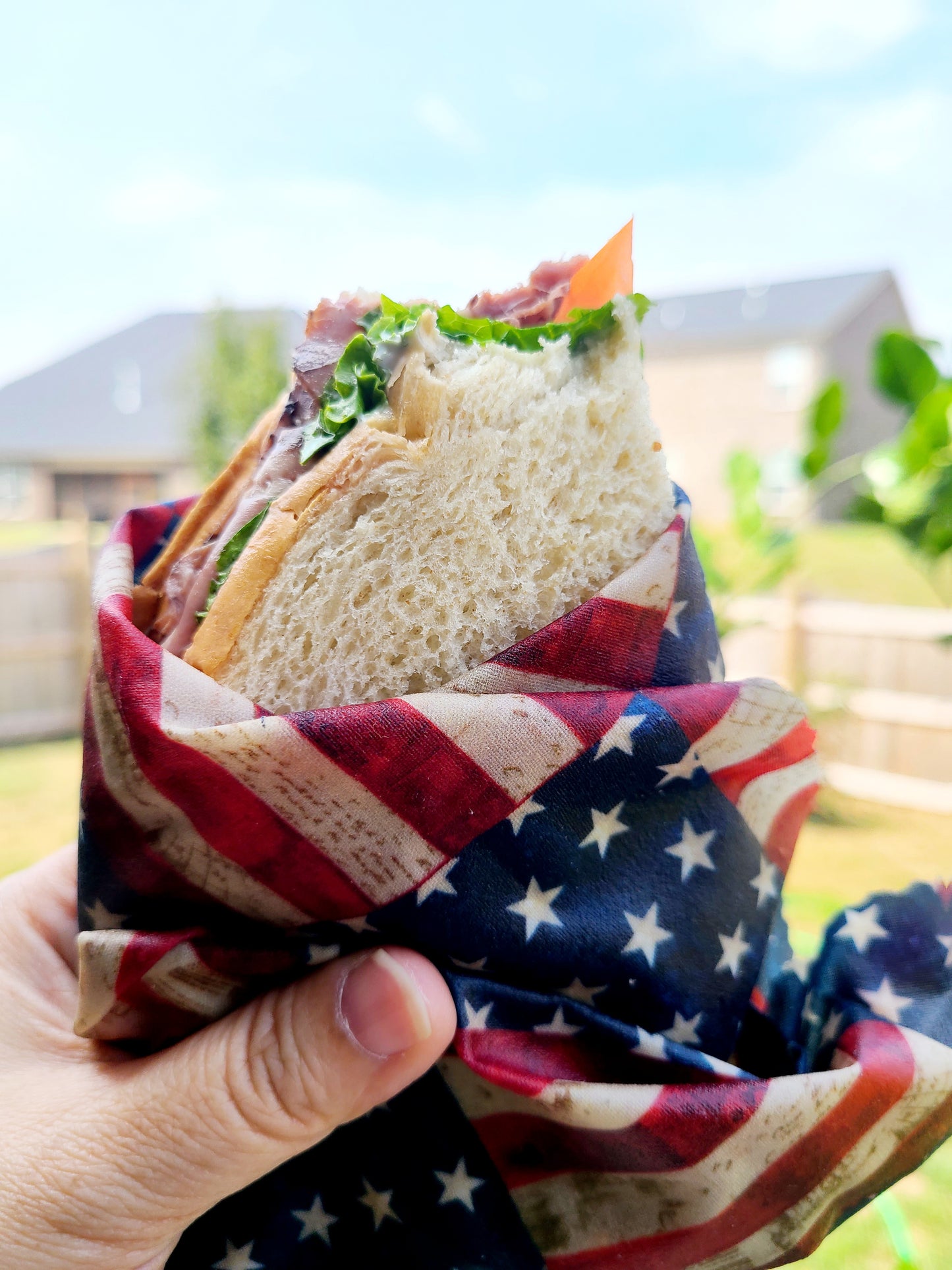 Beeswax Food Wrap:  Patriotic Prints